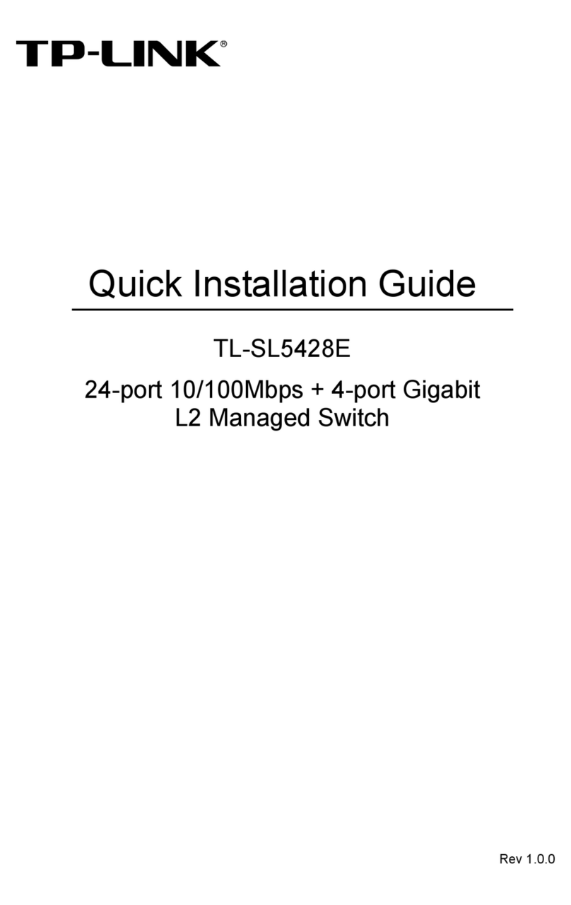 TP-Link JetStream TL-SL5428E User manual