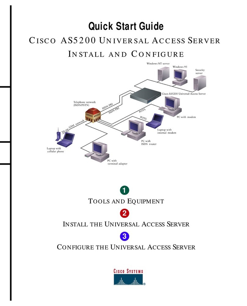 Cisco AS5200 - Universal Access Server User manual Cisco AS5200 - Universal Access Server User manual