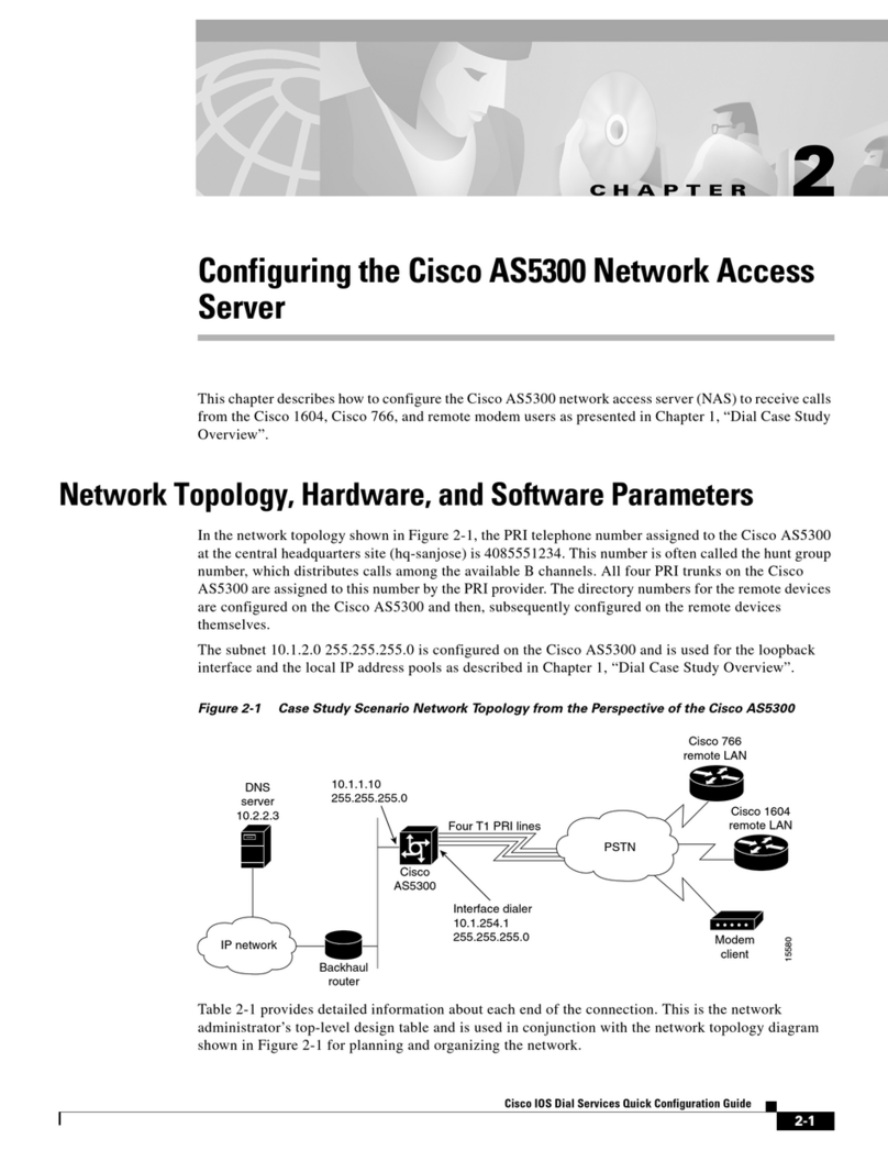 Cisco AS5300 - Universal Access Server User manual