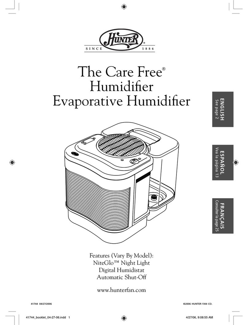 Hunter 32517 User manual Hunter 32517 User manual