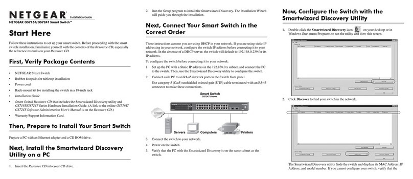 NETGEAR GS716Tv2 - ProSafe Gigabit Managed Switch installation guide