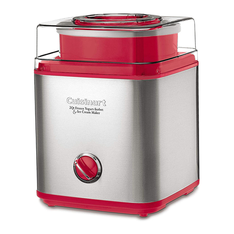Cuisinart ICE-30BCFR Service manual