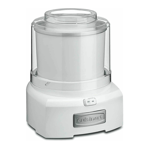 Cuisinart ICE-21 Instruction booklet