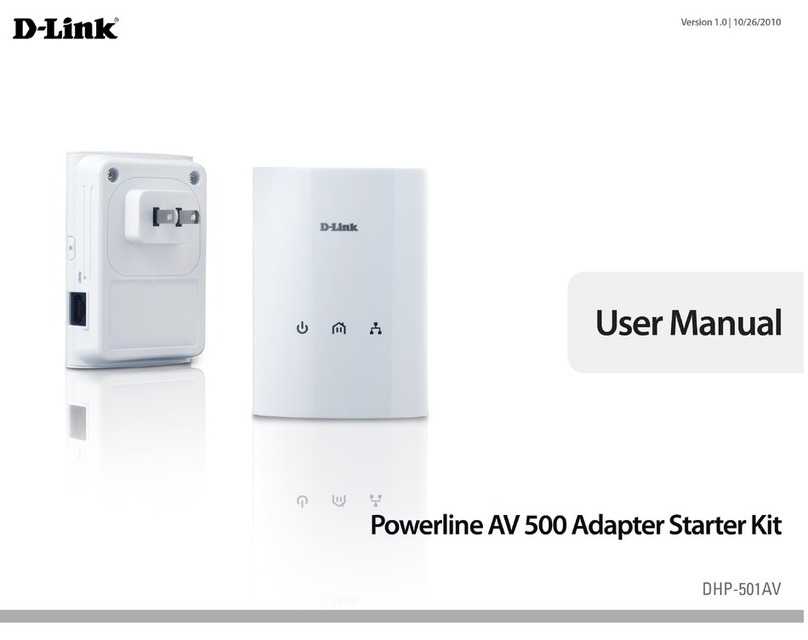 D-Link DHP-501AV User manual