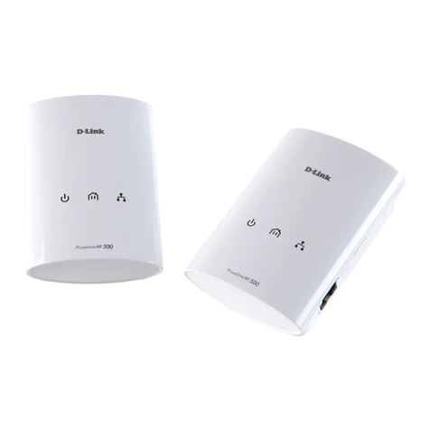 D-Link PowerLine DHP-500AV User manual D-Link PowerLine DHP-500AV User manual