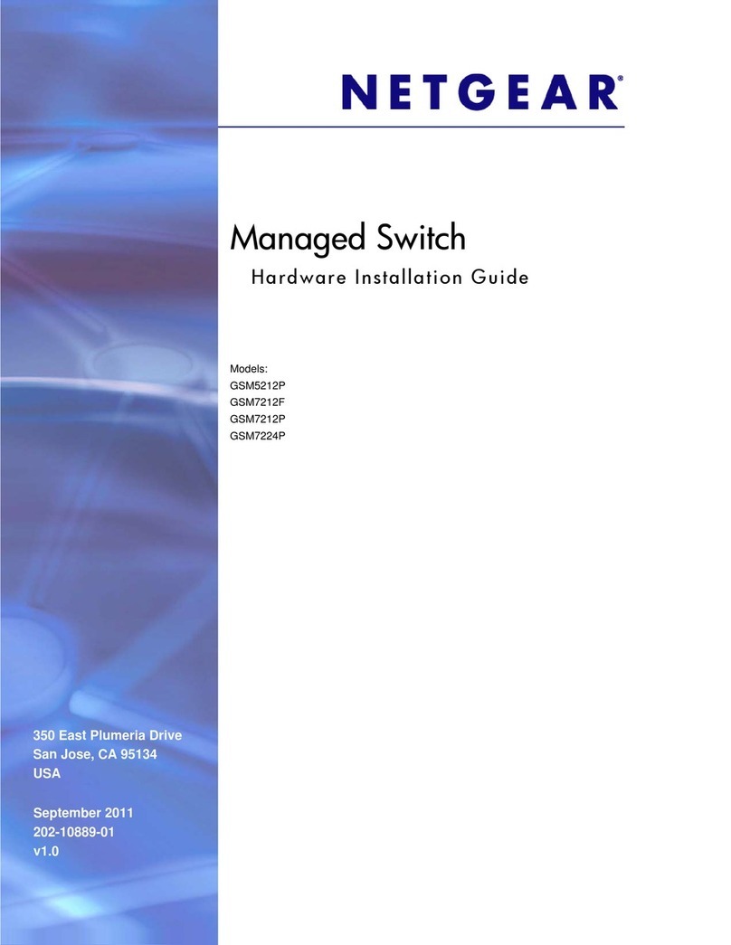 NETGEAR ProSafe GSM5212P Hardware installation guide