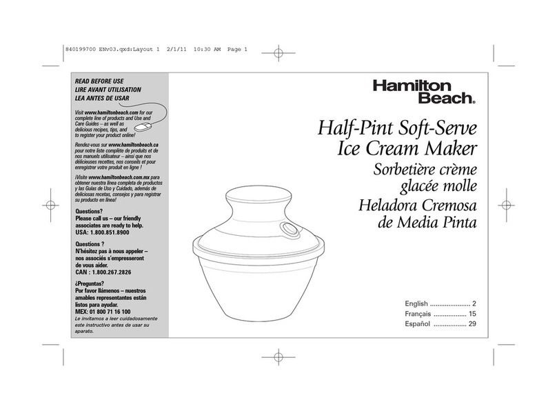 Hamilton Beach 68660 use & care