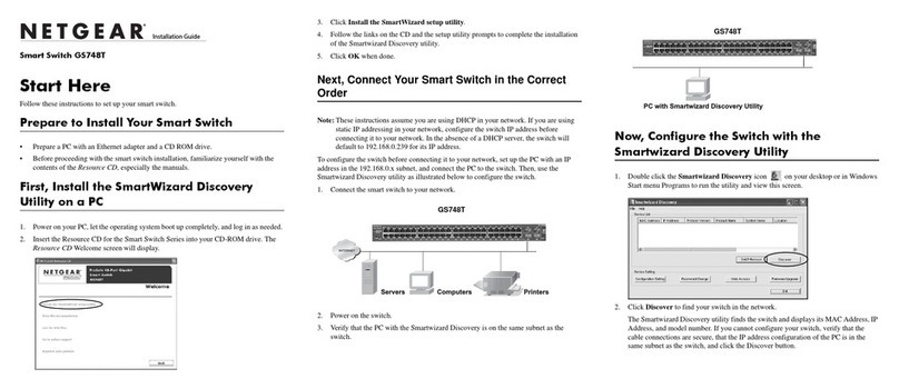 NETGEAR GS748Tv2 - Gigabit Smart Switch User manual