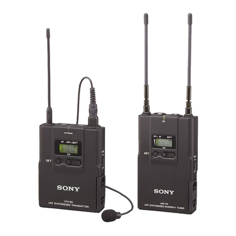 Sony UTX-H2/U3032 - UWP Series Handheld... User manual