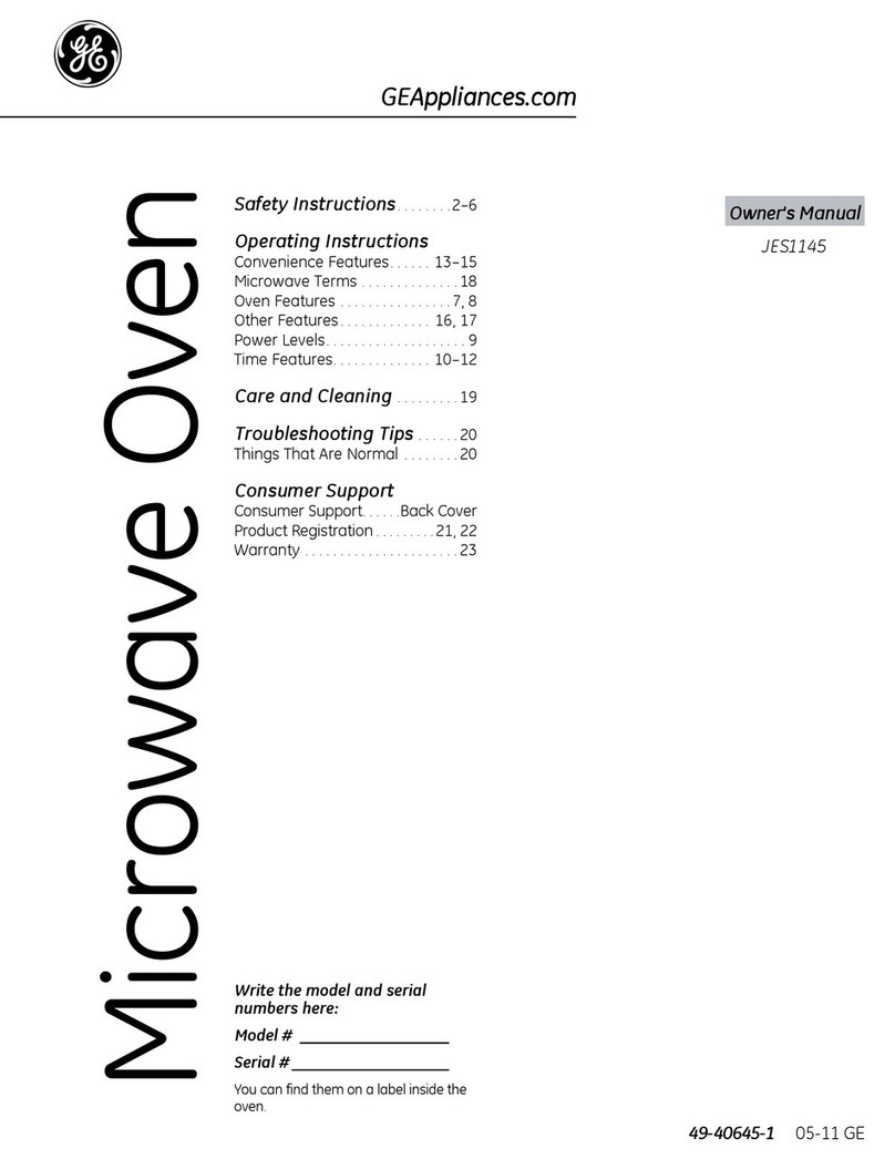 GE JES1145DPWW User manual