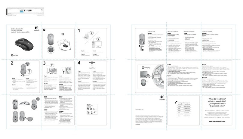 Logitech M510 User manual
