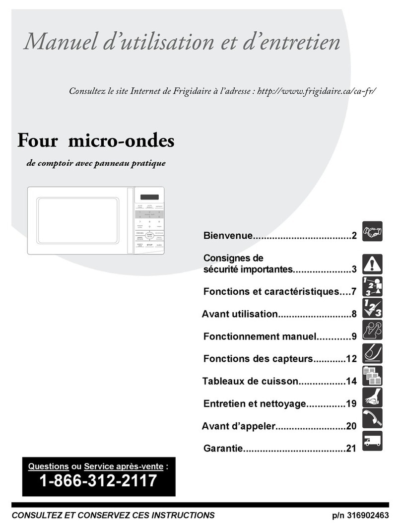 Frigidaire FFCE1638LS Service manual