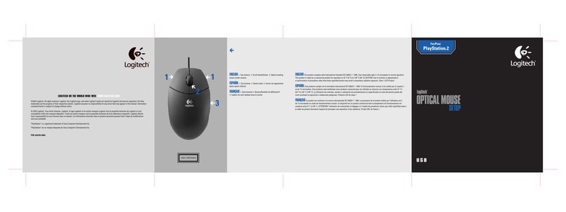 Logitech 930904-0403 - Optical Mouse For Play Station... User guide Logitech 930904-0403 - Optical Mouse For Play Station... User guide