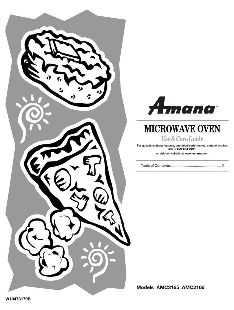 Amana AMC2165AB User manual
