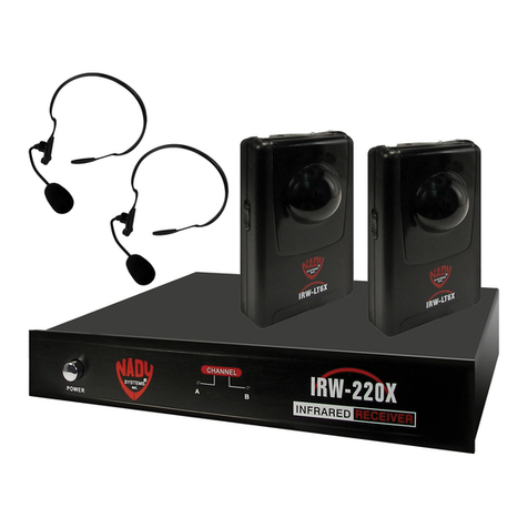 Nady Systems IRW-220X HT/LT/O - Nady Ir Wireless System User manual