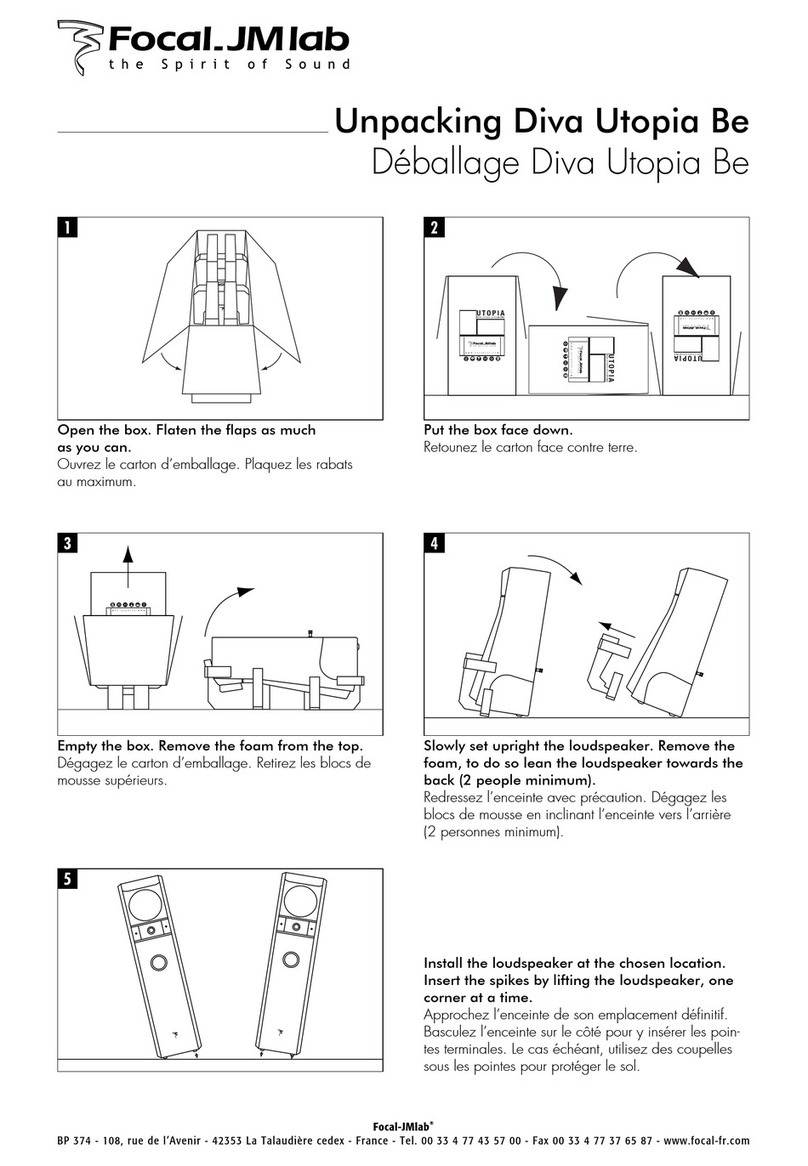Focal DIVA UTOPIA BE User manual
