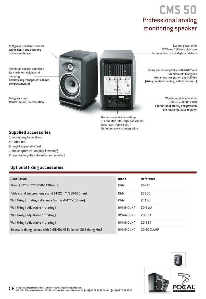 Focal CMS 50 - User manual