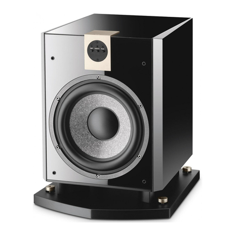 Focal CHORUS V - SUBWOOFERS SW 800 V & SW 700... User manual