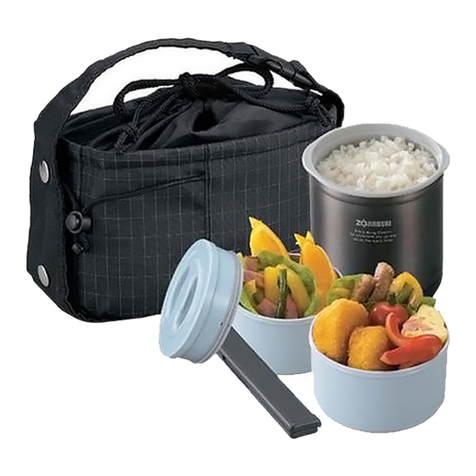 Zojirushi Mini Bento SZ-BA03 User manual