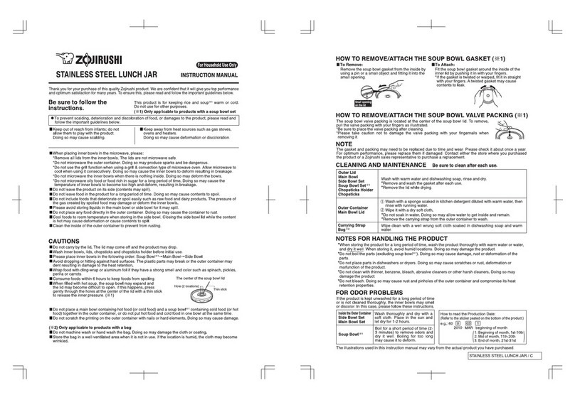 Zojirushi SL-MEEO7 User manual