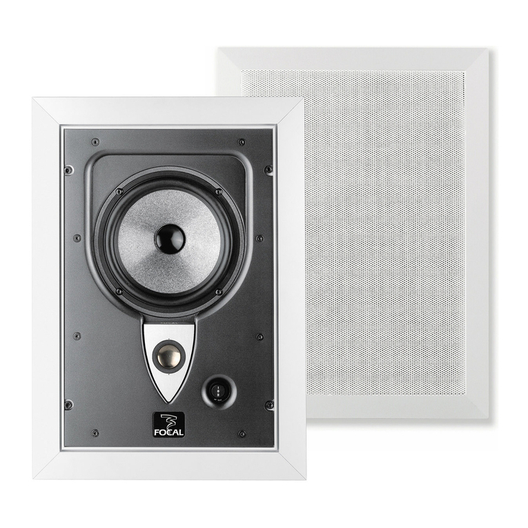 Focal PROFILE IW 908 - MOUNTING KIT installation guide Focal PROFILE IW 908 - MOUNTING KIT installation guide