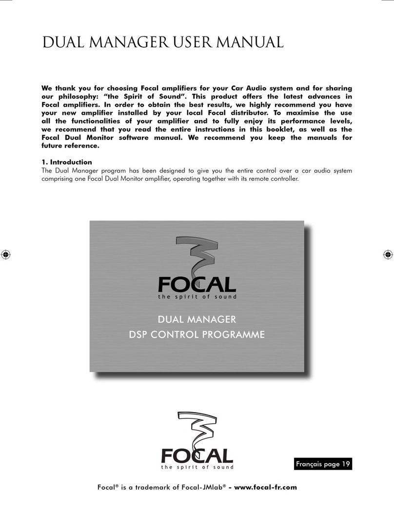 Focal FOCAL DUAL MANAGER manual