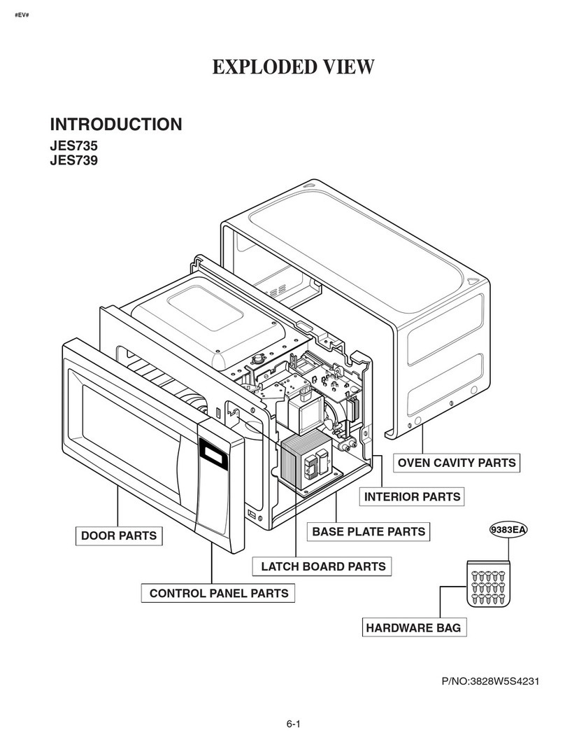 GE JES735BJ - 7 cu. Ft. Capacity Countertop Microwave... Reference manual