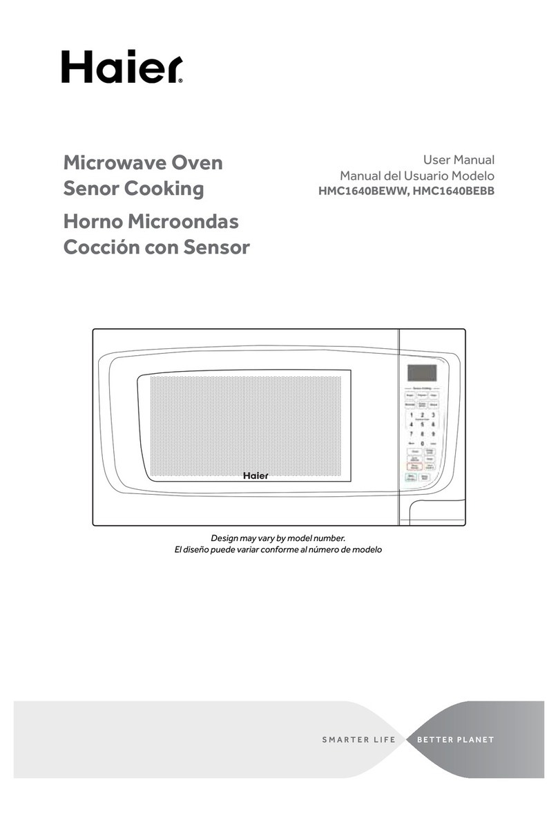 Haier HMC1640BEBB User manual