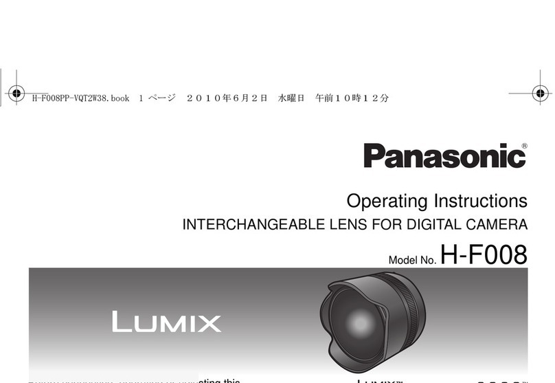 Panasonic Lumix H-F008 operating instructions