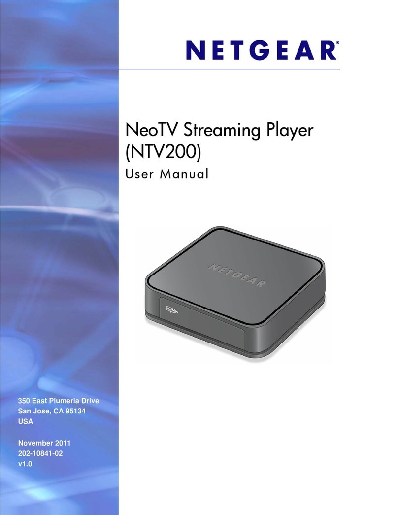 NETGEAR NTV200-100NAS user manual