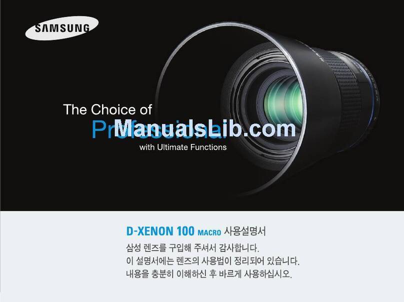 Samsung D-XENON 100mm Macr user manual