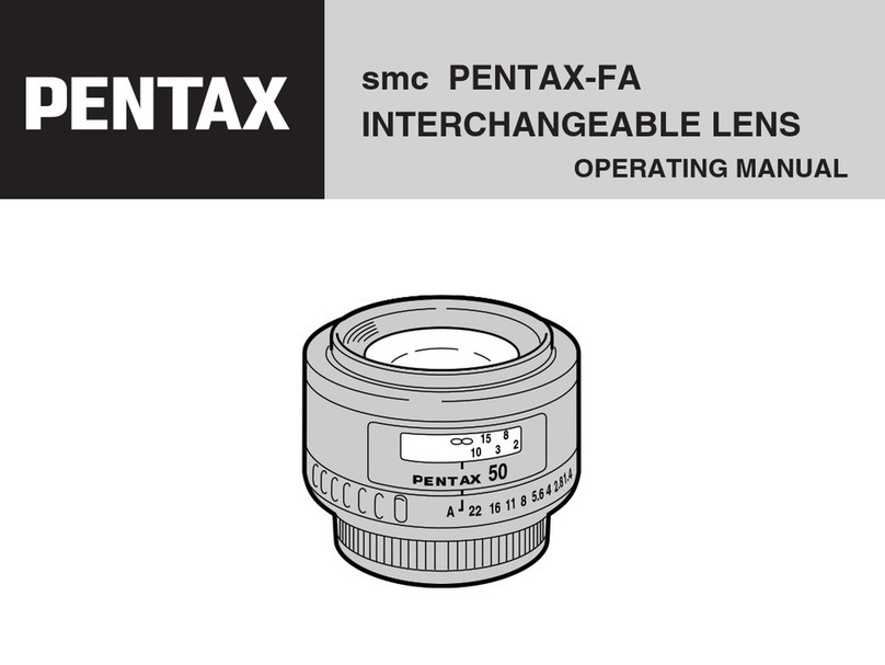 Pentax 26755 - SMC P FA 645 Zoom Lens User manual
