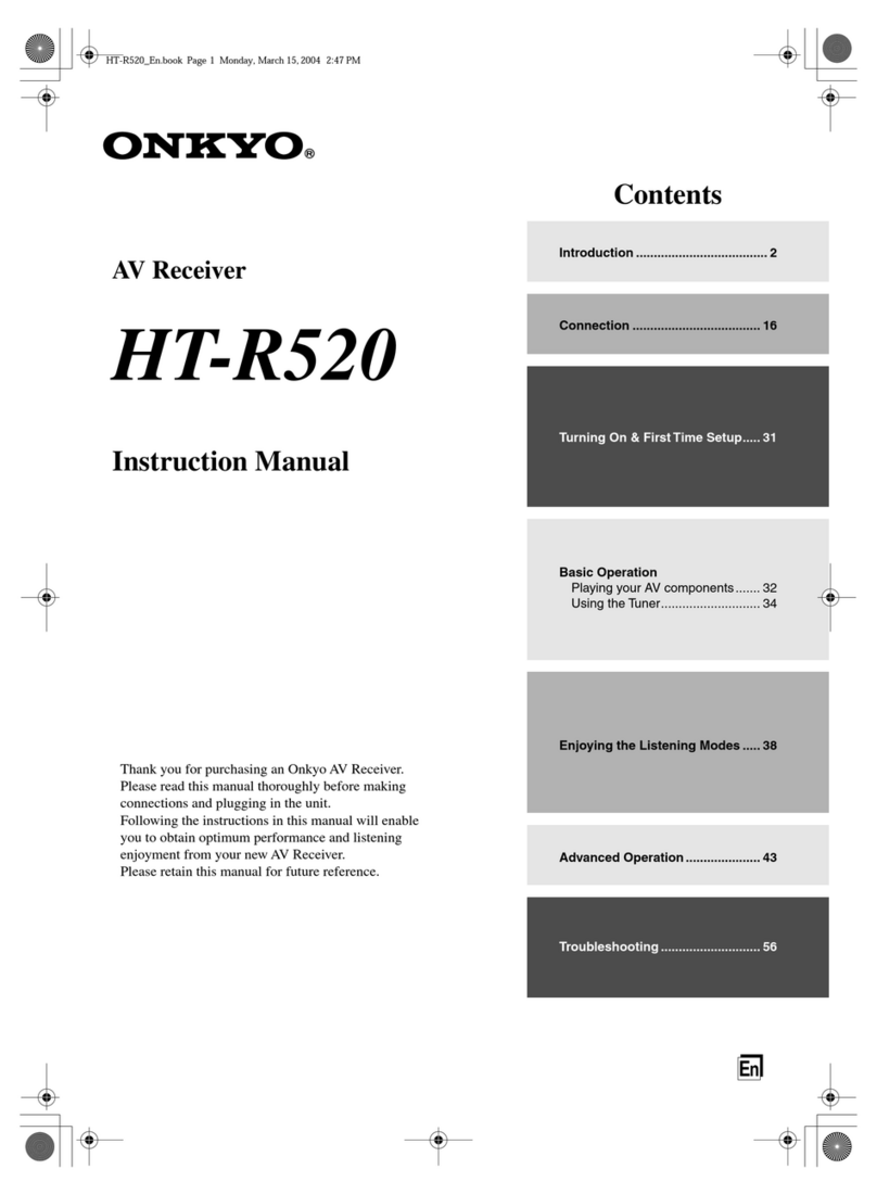 Onkyo S770 - HT Home Theater System User manual
