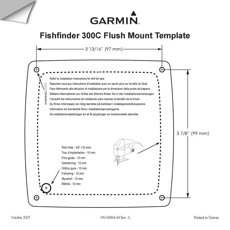 Garmin Fishfinder 300C User manual