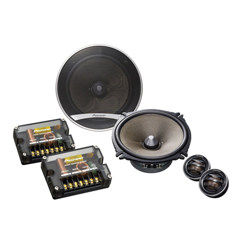 Pioneer TS-D1720C - Car Speaker - 60 Watt installation manual