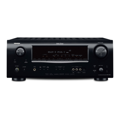 Denon AVR 1709 - AV Receiver User manual