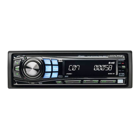 Alpine 9861 - DVA - DVD Player owner's manual Alpine 9861 - DVA - DVD Player owner's manual