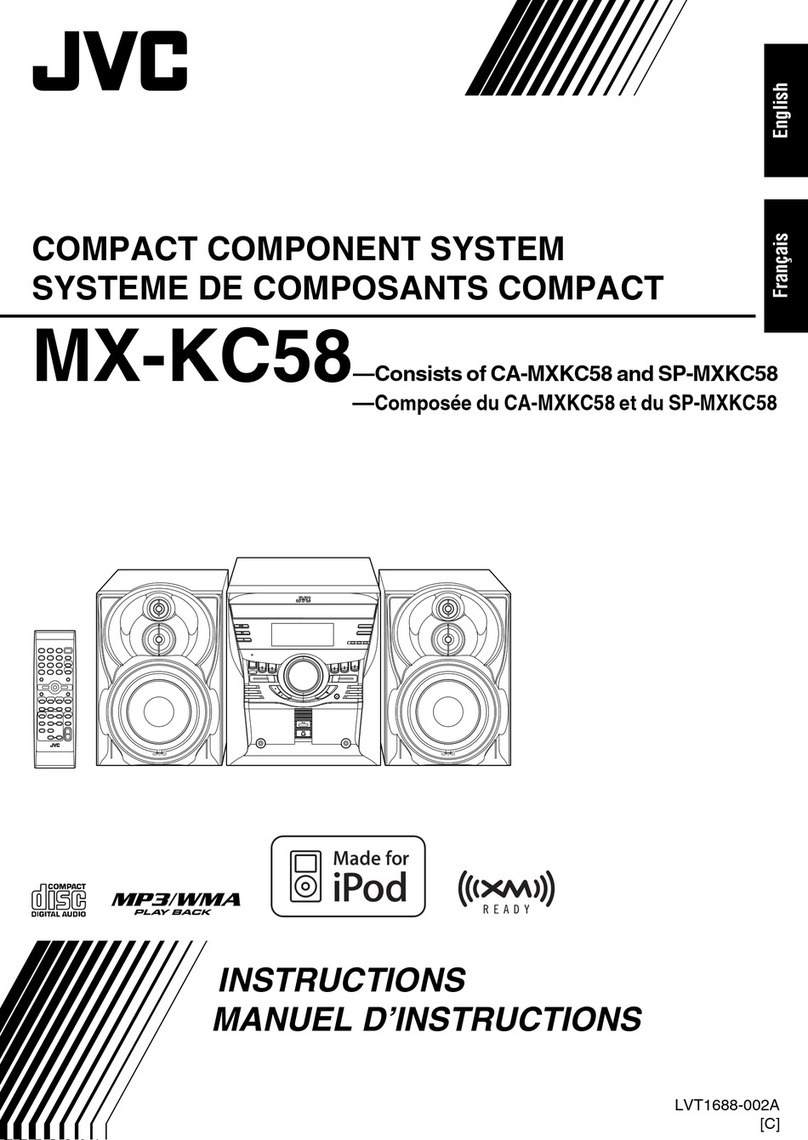 JVC MX-KC58 User manual