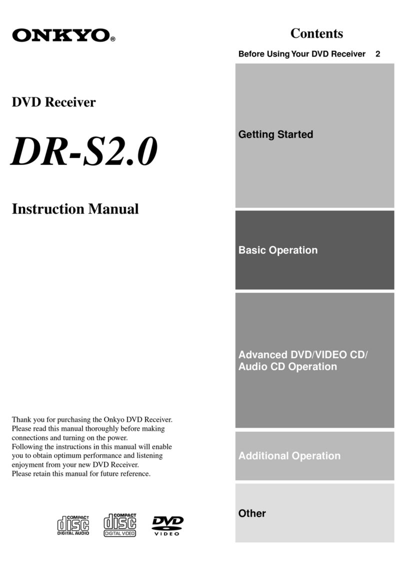 Onkyo DR-S2.0 instruction manual