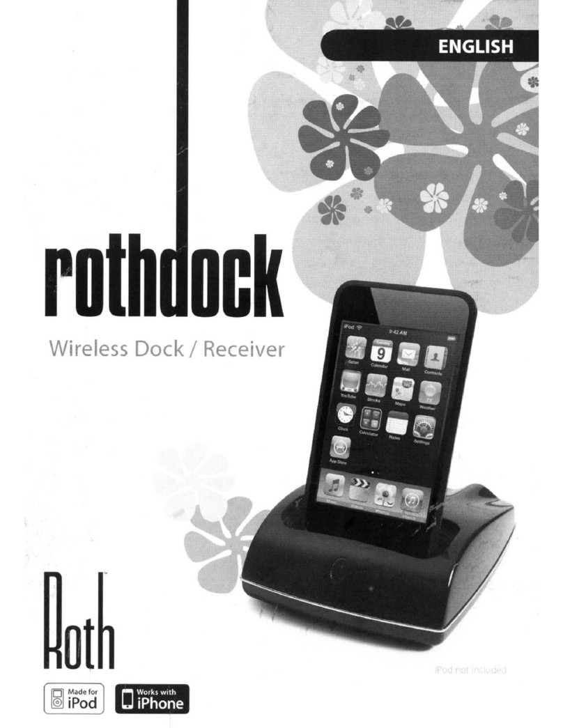 Roth AAV-ROTHDOCK - Roth Audio RothDock Wireless User manual