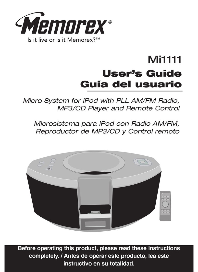 Memorex Mi1111 - Micro System user guide
