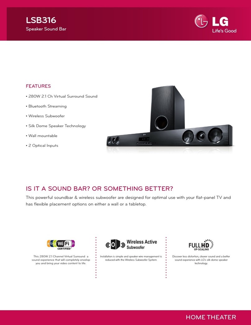 LG LSB316 specification