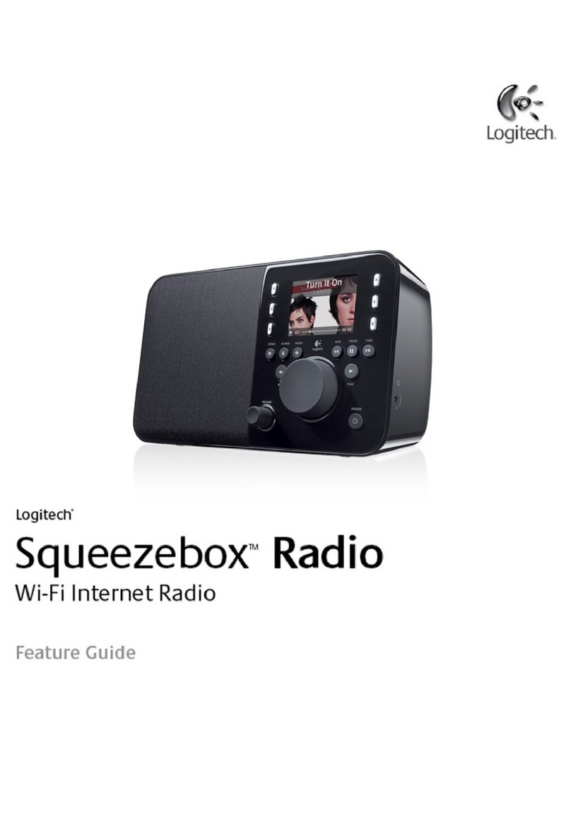 Logitech 930-000097 - Squeezebox Radio Network Audio... Features guide