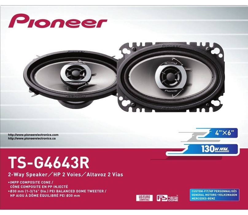 Pioneer TS-G4643R User manual