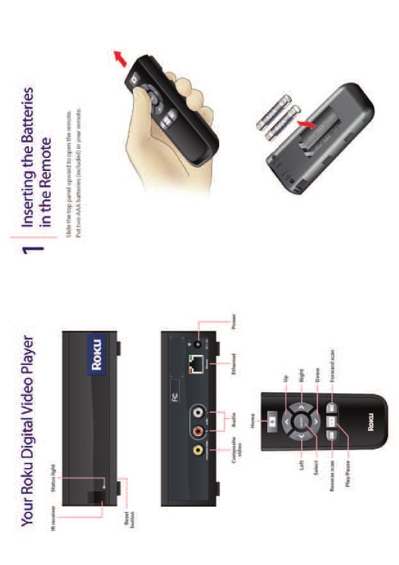 Roku N1050 Getting started guide