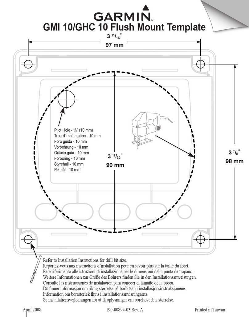 Garmin GMI 10 Digital Marine Instrument Display Template Garmin GMI 10 Digital Marine Instrument Display Template
