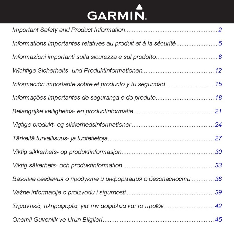 Garmin GMI 10 Digital Marine Instrument Display Product information