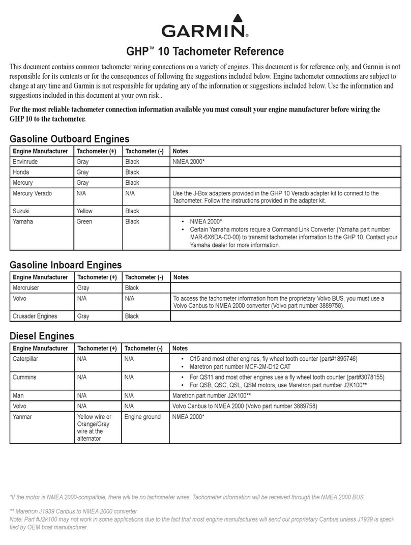 Garmin GHP 10  Marine Autopilot System Service manual