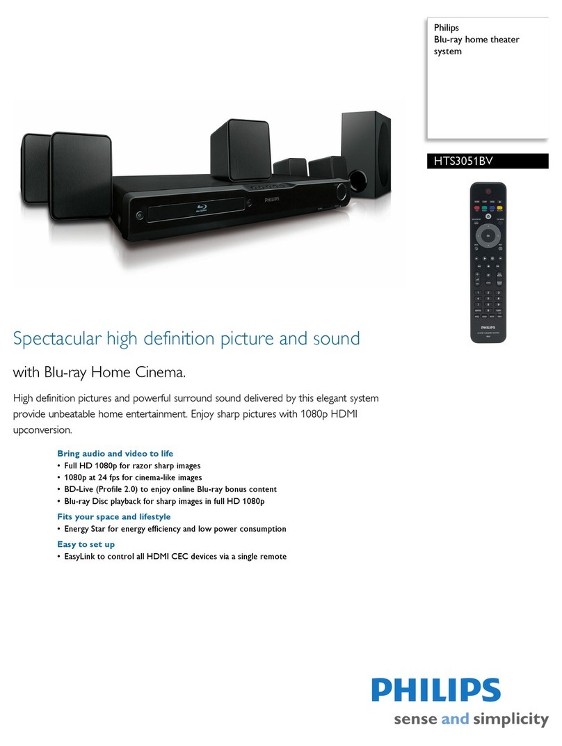 Philips HTS3051BV Specifications