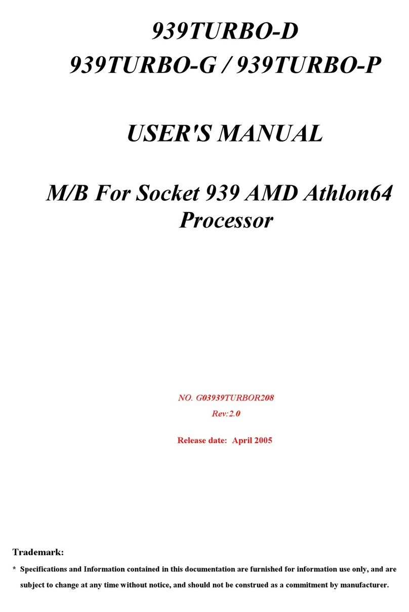 JETWAY 939TURBOR208 user manual